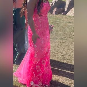 Dress - lovely formal gown - hot pink